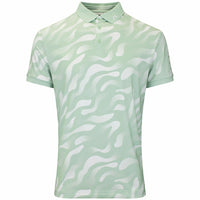 J.Lindeberg Golf Shirt - Tour Tech Print Reg. Fit - BF S. Green AW26