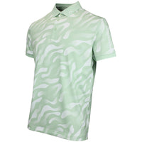 J.Lindeberg Golf Shirt - Tour Tech Print Reg. Fit - BF S. Green AW26