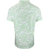 J.Lindeberg Golf Shirt - Tour Tech Print Reg. Fit - BF S. Green AW26
