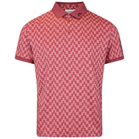 J.Lindeberg Golf Shirt - Tour Tech Print Reg. Fit - BS Apple SS26