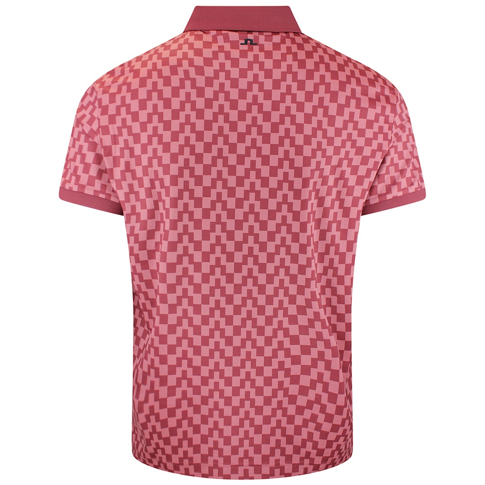 J.Lindeberg Golf Shirt - Tour Tech Print Reg. Fit - BS Apple SS26
