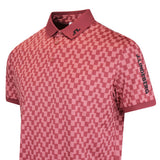 J.Lindeberg Golf Shirt - Tour Tech Print Reg. Fit - BS Apple SS26