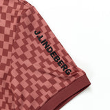 J.Lindeberg Golf Shirt - Tour Tech Print Reg. Fit - BS Apple SS26