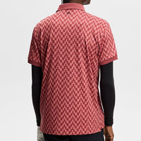 J.Lindeberg Golf Shirt - Tour Tech Print Reg. Fit - BS Apple SS26