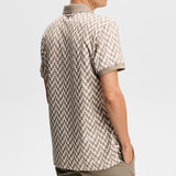 J.Lindeberg Golf Shirt - Tour Tech Print Reg. Fit - BS Brindle SS26