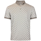J.Lindeberg Golf Shirt - Tour Tech Print Reg. Fit - BS Brindle SS26