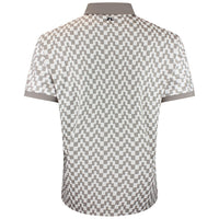 J.Lindeberg Golf Shirt - Tour Tech Print Reg. Fit - BS Brindle SS26