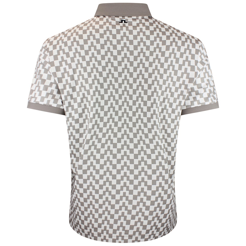 J.Lindeberg Golf Shirt - Tour Tech Print Reg. Fit - BS Brindle SS26