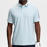 J.Lindeberg Golf Shirt - Tour Tech Print Reg. Fit - BS Skylight SS26