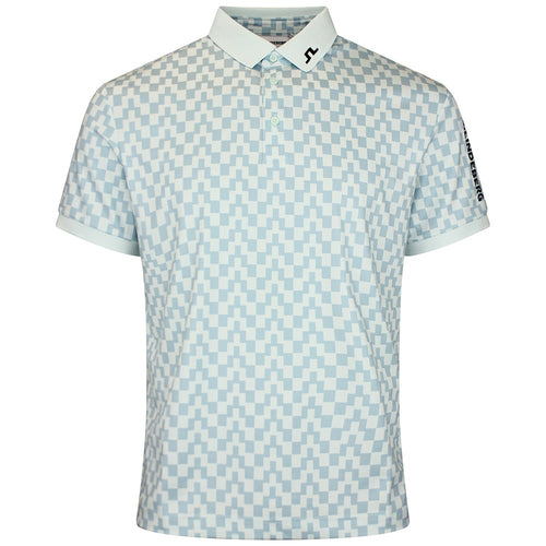 J.Lindeberg Golf Shirt - Tour Tech Print Reg. Fit - BS Skylight SS26