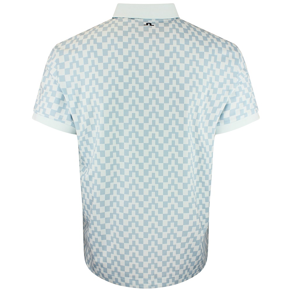 J.Lindeberg Golf Shirt - Tour Tech Print Reg. Fit - BS Skylight SS26