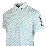 J.Lindeberg Golf Shirt - Tour Tech Print Reg. Fit - BS Skylight SS26