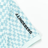 J.Lindeberg Golf Shirt - Tour Tech Print Reg. Fit - BS Skylight SS26