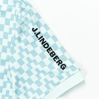 J.Lindeberg Golf Shirt - Tour Tech Print Reg. Fit - BS Skylight SS26