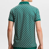 J.Lindeberg Golf Shirt - Tour Tech Print Reg. Fit - CJS Forest AW26