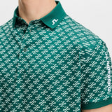 J.Lindeberg Golf Shirt - Tour Tech Print Reg. Fit - CJS Forest AW26