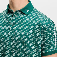 J.Lindeberg Golf Shirt - Tour Tech Print Reg. Fit - CJS Forest AW26