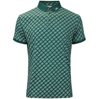 J.Lindeberg Golf Shirt - Tour Tech Print Reg. Fit - CJS Forest AW26