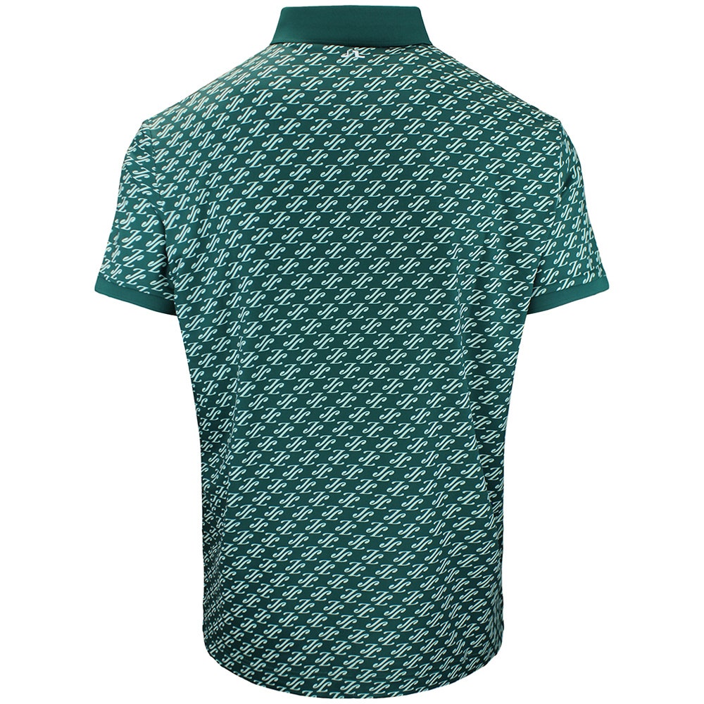 J.Lindeberg Golf Shirt - Tour Tech Print Reg. Fit - CJS Forest AW26