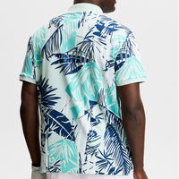 J.Lindeberg Golf Shirt - Tour Tech Print Reg. Fit - Grove Bay SH26