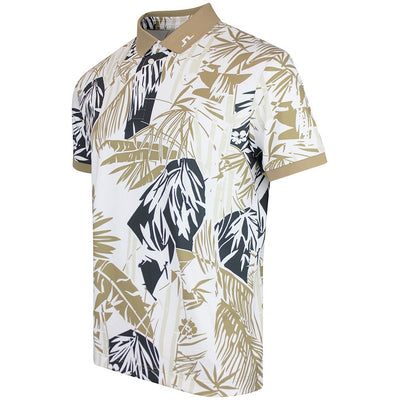 J.Lindeberg Golf Shirt - Tour Tech Print Reg. Fit - Grove Kelp SH26