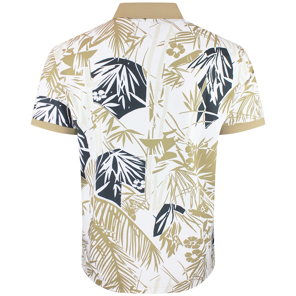 J.Lindeberg Golf Shirt - Tour Tech Print Reg. Fit - Grove Kelp SH26