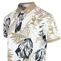 J.Lindeberg Golf Shirt - Tour Tech Print Reg. Fit - Grove Kelp SH26