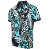 J.Lindeberg Golf Shirt - Tour Tech Print Reg. Fit - Grove Navy SH26