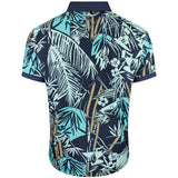 J.Lindeberg Golf Shirt - Tour Tech Print Reg. Fit - Grove Navy SH26