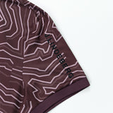 J.Lindeberg Golf Shirt - Tour Tech Print Reg. Fit - Huckleberry AW25