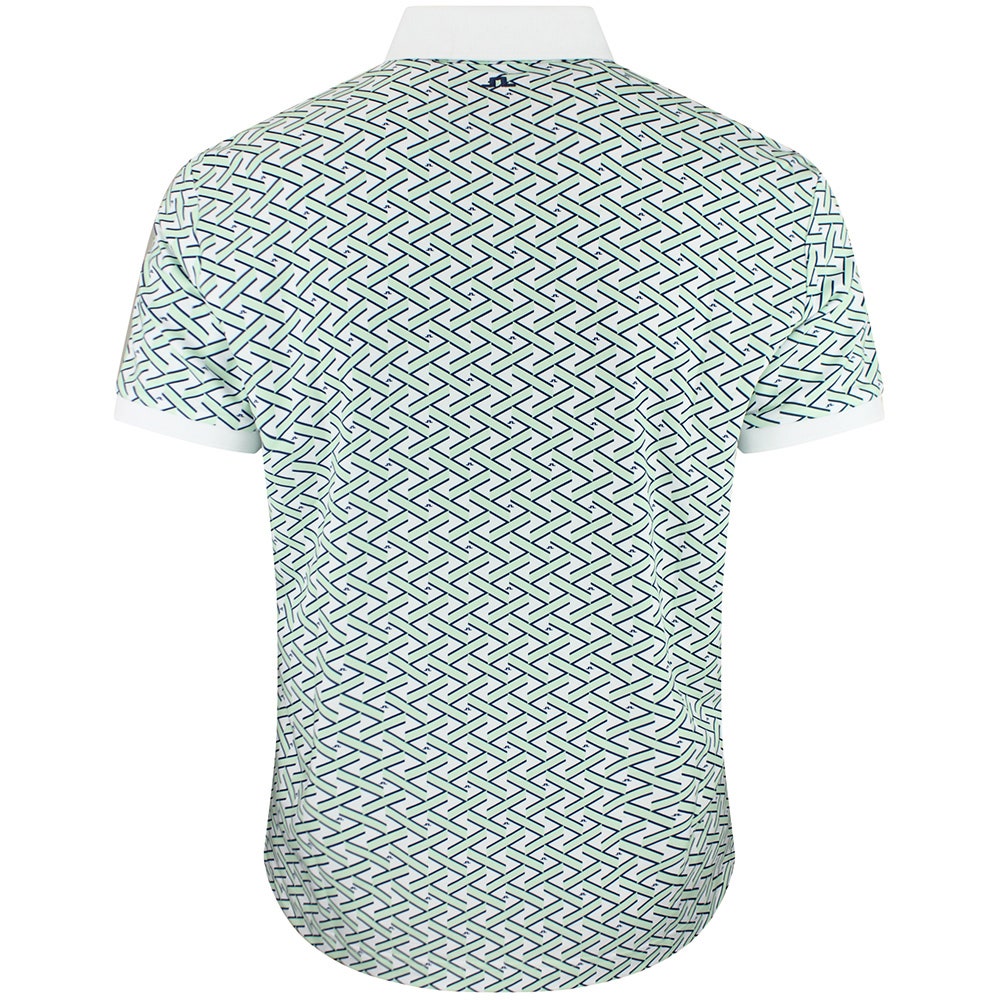 J.Lindeberg Golf Shirt - Tour Tech Print Reg. Fit - LW Bay SH26