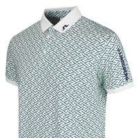 J.Lindeberg Golf Shirt - Tour Tech Print Reg. Fit - LW Bay SH26