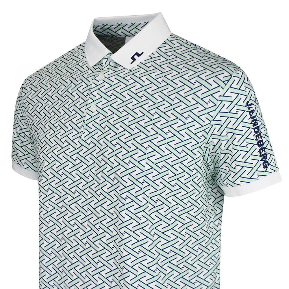 J.Lindeberg Golf Shirt - Tour Tech Print Reg. Fit - LW Bay SH26