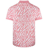 J.Lindeberg Golf Shirt - Tour Tech Print Reg. Fit - Oak Flamingo SS26