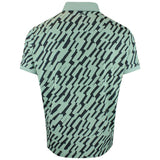 J.Lindeberg Golf Shirt - Tour Tech Print Reg. Fit - Oak Green SS26