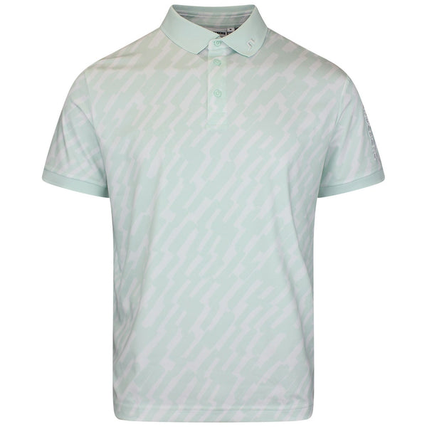 J.Lindeberg Golf Shirt - Tour Tech Print Reg. Fit - Oak Skylight SS26