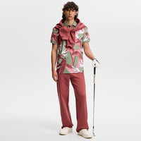 J.Lindeberg Golf Shirt - Tour Tech Print Reg. Fit - P. Green SS26