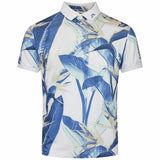 J.Lindeberg Golf Shirt - Tour Tech Print Reg. Fit - P. Skylight SS26