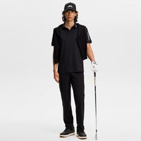 J.Lindeberg Golf Shirt - Tour Tech Regular Fit - Black AW26