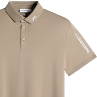 J.Lindeberg Golf Shirt - Tour Tech Regular Fit - Brindle AW26