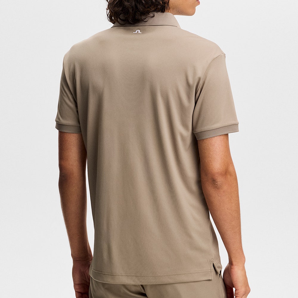 J.Lindeberg Golf Shirt - Tour Tech Regular Fit - Brindle AW26
