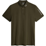 J.Lindeberg Golf Shirt - Tour Tech Regular Fit - Forest Green AW25