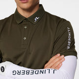 J.Lindeberg Golf Shirt - Tour Tech Regular Fit - Forest Green AW25