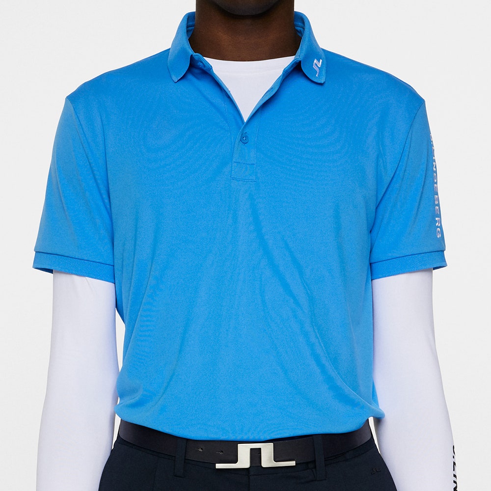 J.Lindeberg Golf Shirt - Tour Tech Regular Fit - Sonic Blue AW25