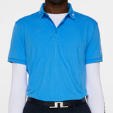 J.Lindeberg Golf Shirt - Tour Tech Regular Fit - Sonic Blue AW25