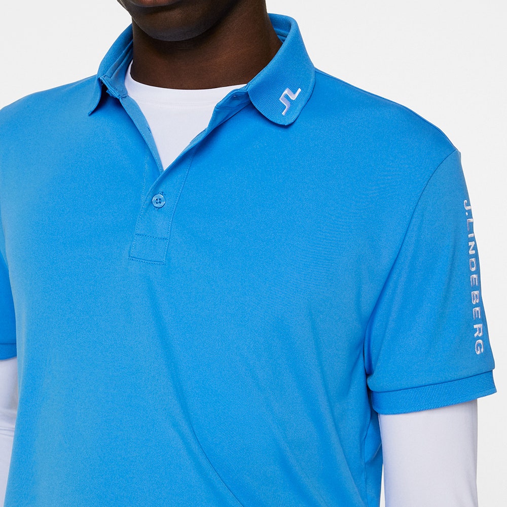 J.Lindeberg Golf Shirt - Tour Tech Regular Fit - Sonic Blue AW25