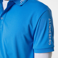 J.Lindeberg Golf Shirt - Tour Tech Regular Fit - Sonic Blue AW25