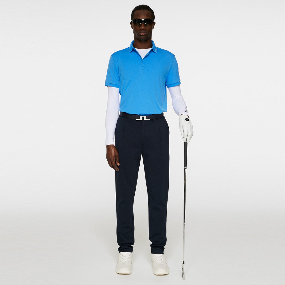 J.Lindeberg Golf Shirt - Tour Tech Regular Fit - Sonic Blue AW25