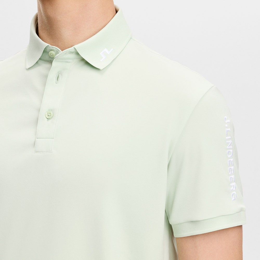 J.Lindeberg Golf Shirt - Tour Tech Regular Fit - Subtle Green AW26