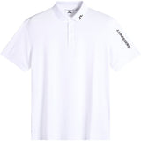 J.Lindeberg Golf Shirt - Tour Tech Regular Fit - White AW26